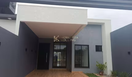 CASA À VENDA 1 SUÍTE E 2 QUARTOS LOCALIZADA NO JARDIM CONCÓRDIA TOLEDO PR