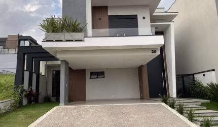 Maravilhoso sobrado a venda no Swiss Park Campinas com 4 suítes no piso superior
