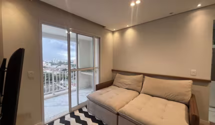 Apartamento para alugar na Ponte Preta mobiliado com 2 quartos e 1 suíte, lazer completo.