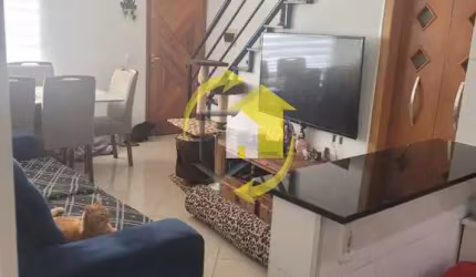 SOBRADO EM CONDOMÍNIO FECHADO - 76 M² - 2 DORM. - 2 VAGAS - COM CHURRASQUEIRA