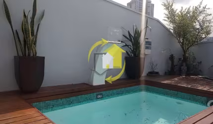 COBERTURA 147 M² - VILA REGENTE FEIJÓ - 3 SUÍTES / PISCINA PRIVATIVA - 1 vaga