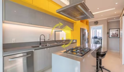 APARTAMENTO MOBILIADO - 171 M² - 2 SUÍTES - VARANDA GOURMET - 4 VAGAS - COM LAZER