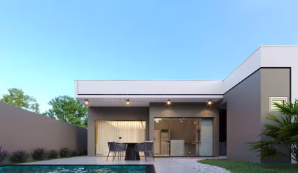Casa com piscina, à venda, JARDIM DAS NAÇÕES, CAMPO GRANDE - MS