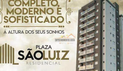 Apartamento com 2 dormitórios à venda, 67 m² por R$ 422.000,00 - Edifício Plaza São Luiz Residencial - Itu/SP