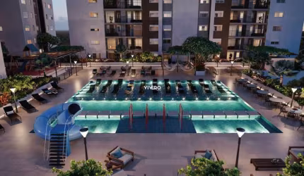Vitta Home Resort em Itajaí no Bairro Fazenda, 02 dormitórios na torre A, andar