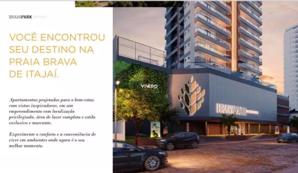 Oportunidade! Apartamento com 2 suítes na Praia Brava de Itajaí