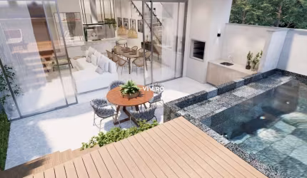 Casa de alto padrão com 3 dormitórios em Itajaí