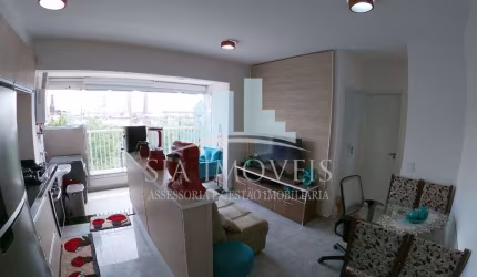 Apartamento à venda no bairro do Belém com 38m², 1 dormitório, 1 vaga de garagem.