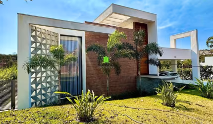 Casa em condomínio fechado com 4 quartos à venda na Um,, 50, Residencial Champagne, Lagoa Santa por R$ 2.500.000