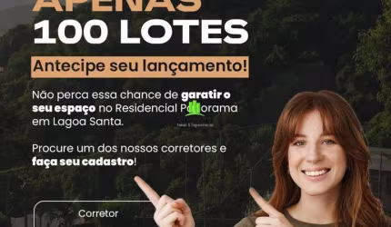 Terreno à venda na Um, 6, Residencial Visão, Lagoa Santa por R$ 378.783