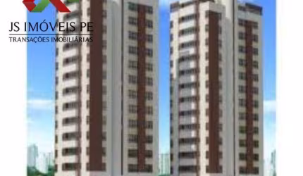 Apartamento à venda em Jaboatão dos Guararapes-PE, Candeias: 2 quartos, 2 salas, 1 banheiro, 2 vagas de garagem, 50m².