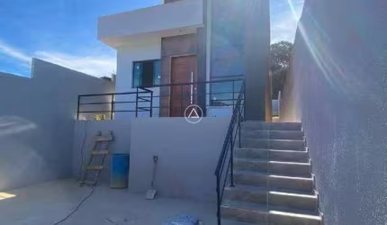 Atlântica imoveis tem excelente Casa com 3 dormitórios à venda, 90 m² por R$ 400.000 - Extensão Serramar - Rio das OstrasRJ