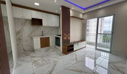 Apartamento à Venda de 55 m² no Residencial Reserva do Alto na Vila Tanquinho em Ferraz de Vasconcelos/SP: 02 dormitórios