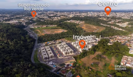 Apartamento Garden com 2 dormitórios à venda, 45 m² por R$ 164.990,00 - Bom Jesus - Campo Largo/PR