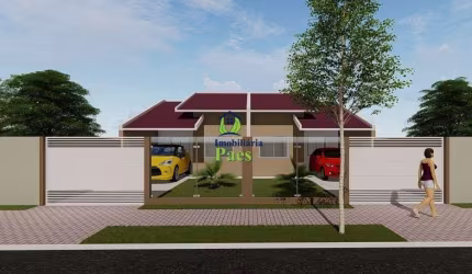 Casa com 3 quartos à venda em Miringuava, São José dos Pinhais , 77 m2 por R$ 399.000