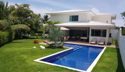 Casa para Venda em Camaçari, GUARAJUBA, 6 dormitórios, 5 suítes, 5 banheiros, 4 vagas