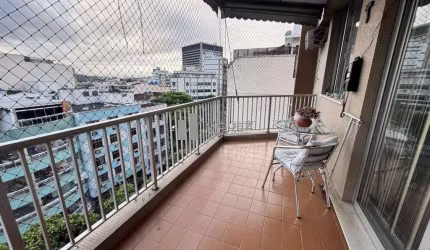 Apartamento a Venda Rua Morais e Silva (Tijuca) Varanda, 3 quartos, 1 suite prédio com infraestrutura completa, 2 vagas de Garagem.