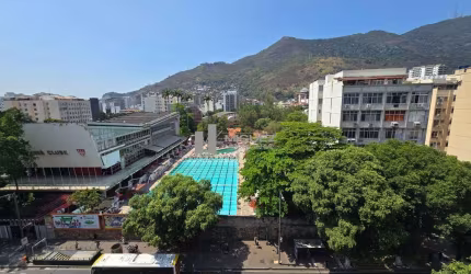 SALA COMERCIAL NO CORAÇÃO DA TIJUCA DEBRUÇADA AO TRADICIONAL TIJUCA TÊNIS CLUBE, COM VISTA LIVRE - PRÉDIO COM BOA APRESENTAÇÃO, ELEVADORES, SERVIÇO DE PORTARIA, CÂMERAS - CÓDIGO 1730