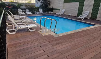 Cobertura a venda com 4 quartos (suite e closet), área externa - 3 vagas. Predio com Total Infraestrutura -  Rua São Francisco Xavier, Tijuca - Rio de Janeiro.