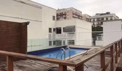 Apartamento a venda, Tijuca, Praça Afonso Pena, varanda, 2 quartos, 1 suíte, 1 vaga de garagem, prédio novo com infraestrutura.