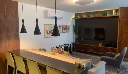 APTO 111 m2, 3 SUITES PLENAS, CHURRASQUEIRA A CARVAO, NASCENTE, COM ARMÁRIOS, PROX. PQ. AREIAO, 15º. ANDAR, 2VGS PARALELAS