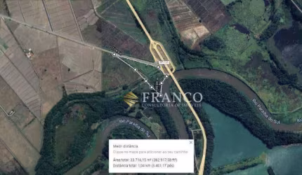 Área à venda, 33.710 m² - Pinheirinho - Taubaté/SP
