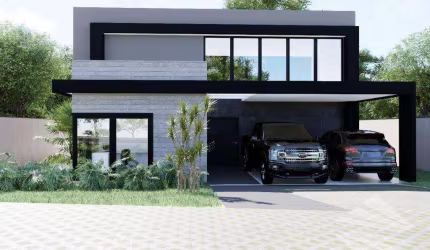 Casa com 4 dormitórios à venda, 261 m² - Condomínio Altos do Cataguá - Taubaté/SP