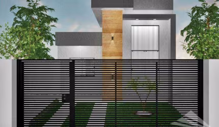 Casa com 2 dormitórios à venda, 72,80m² - Areão - Taubaté/SP