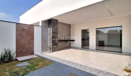 CASA 3 QUARTOS SENDO 1 SUÍTE - RESIDENCIAL PARAÍSO
