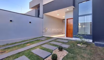 CASA 3 QUARTOS SENDO 1 SUÍTE - BAIRRO ALVORADA