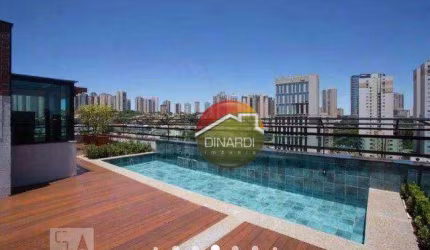 Apartamento com 1 dormitório para alugar, 39 m² por R$ 2.539,00/mês - Jardim Botânico - Ribeirão Preto/SP