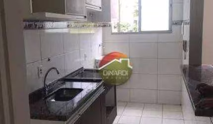 Apartamento com 2 dormitórios à venda, 46 m² por R$ 180.000 - Ribeirânia - Ribeirão Preto/SP