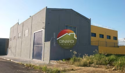 Galpão para alugar, 476 m² por R$ 6.522/mês - Vila Carvalho - Ribeirão Preto/SP