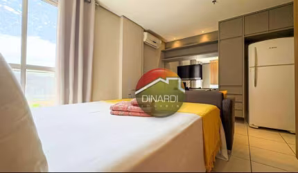 Apartamento com 1 dormitório para alugar, 30 m² por R$ 2.650,00/mês - Nova Aliança - Ribeirão Preto/SP