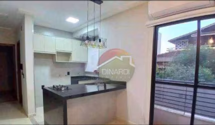 Apartamento com 1 dormitório para alugar, 51 m² por R$ 2.276/mês - Jardim Paulista - Ribeirão Preto/SP