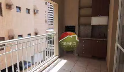 Apartamento com 3 dormitórios para alugar, 100 m² por R$ 3.327,81/mês - Jardim Paulista - Ribeirão Preto/SP