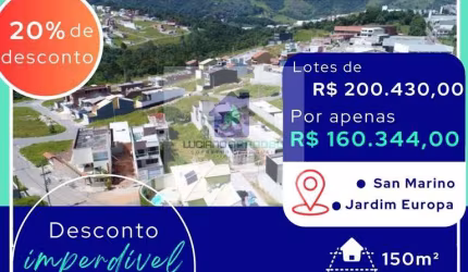 Terrenos à Venda em Caieiras - A partir de R$160.344 - 150M²