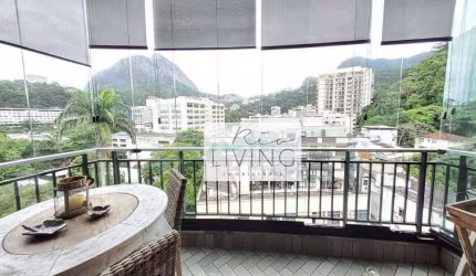 Cobertura à venda na parte baixa da Gávea, 2 suítes, área externa com piscina, 119 m²