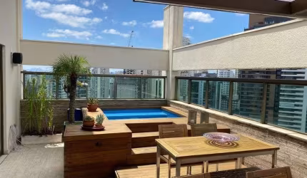 Cobertura para venda possui 240 metros quadrados com 3 quartos em Brooklin Paulista - São Paulo - SP