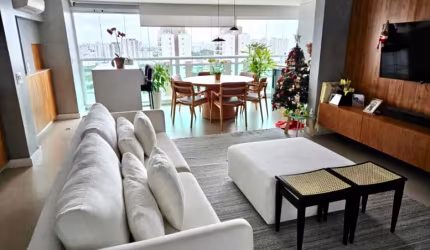 Lindo apartamento com 109  metros á venda, 2 vagas, em Jardim Caravelas, São Paulo