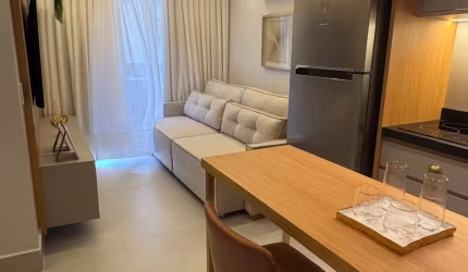 Excelente Apartamento 2/4 mobiliado no Ed. Brookfield Towers - Jardim Goiás - Goiânia - GO