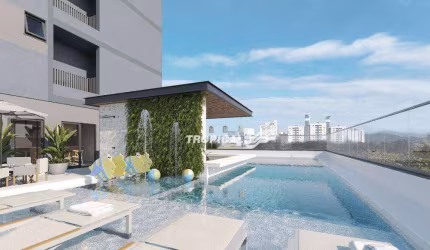Apartamento com 1 suíte + 1 dormitório à venda, 78 m² por R$ 894.085 - Itacolomi - Balneário Piçarras/SC
