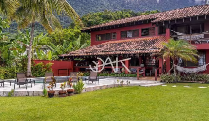 Casa com 5 dormitórios à venda, 576 m² por R$ 10.000.000,00 - Guaecá - São Sebastião/SP