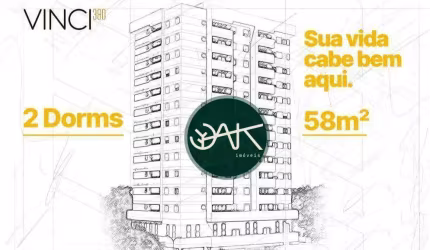 Apartamento com 2 dormitórios à venda, 61 m² por R$ 460.000,00 - Parque Industrial - São José dos Campos/SP