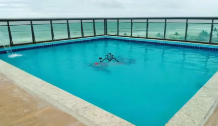 APARTAMENTO 2 DORMIÓRIOS, SUITE, CHURRASQUEIRA, PISCINA Á 100MTS DA PRAIA - R$ 320 MIL