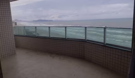 APARTAMENTO NOVO - FRENTE MAR - 3 DORMITÓRIOS SENDO 2 SUITES - LAZER DE CLUBE SACADA GOURMET