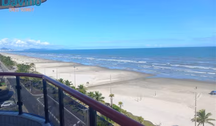 790mil - apartamento com 3 suites - pé na areia - vista mar panoramica  e frontal - 165m area útil