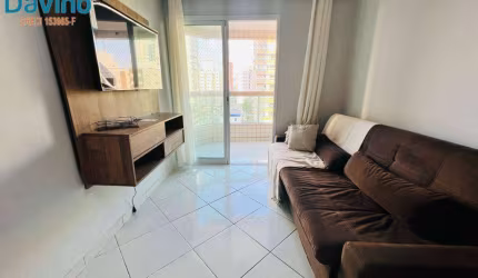 350mil - apartamento 1 quarto sacada com churrasqueira a carvão lazer completo 100m do mar mobiliado