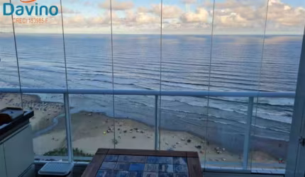 BELÍSSIMO APARTAMENTO FRENTE MAR, VISTA PANÔRAMICA COM 2 DORMITÓRIOS NA MIRIM $800.000 ACEITA FINANCIAMENTO BANCÁRIO, FGTS