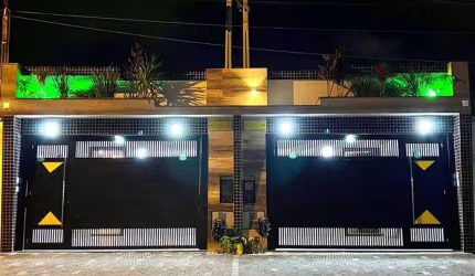 830mil - casa linda fino acabamento próxima ao mar 3 quartos spa churrasqueira alto padrão